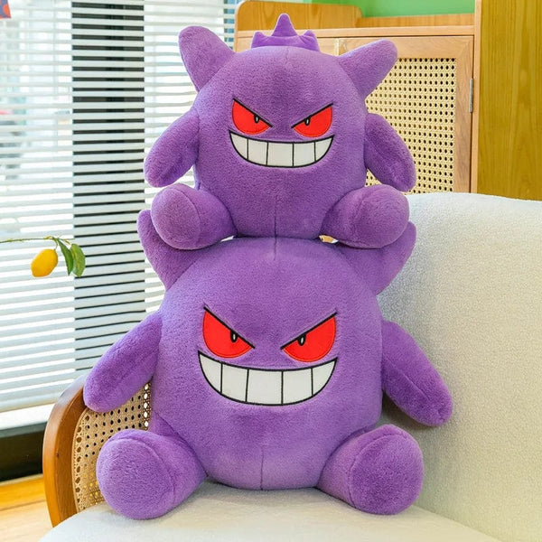 Planet Gates 30-65cm Gengar Peluche Pokemon Plush Toys Anime Stuffed Toy Doll Kawaii Gengar Pendant Clip Soft Stuffed Plush Doll Gift for Kid