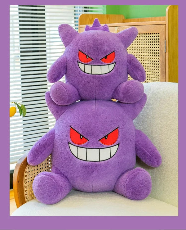 Planet Gates 30-65cm Gengar Peluche Pokemon Plush Toys Anime Stuffed Toy Doll Kawaii Gengar Pendant Clip Soft Stuffed Plush Doll Gift for Kid