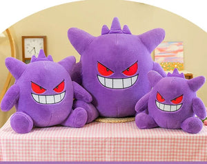 Planet Gates 30-65cm Gengar Peluche Pokemon Plush Toys Anime Stuffed Toy Doll Kawaii Gengar Pendant Clip Soft Stuffed Plush Doll Gift for Kid