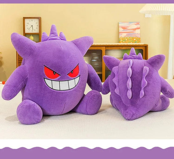 Planet Gates 30-65cm Gengar Peluche Pokemon Plush Toys Anime Stuffed Toy Doll Kawaii Gengar Pendant Clip Soft Stuffed Plush Doll Gift for Kid