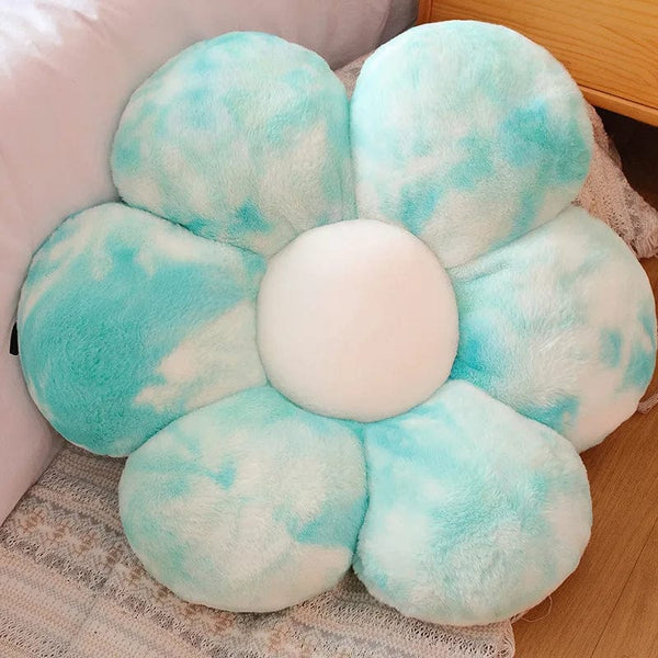 Planet Gates 30-65cm Kawaii Colorful Flower Plush Pillow Cushion Soft Sunflower Plant Mat Stuffed Sofa Bed Sleeping Back Cushion Decor Gifts
