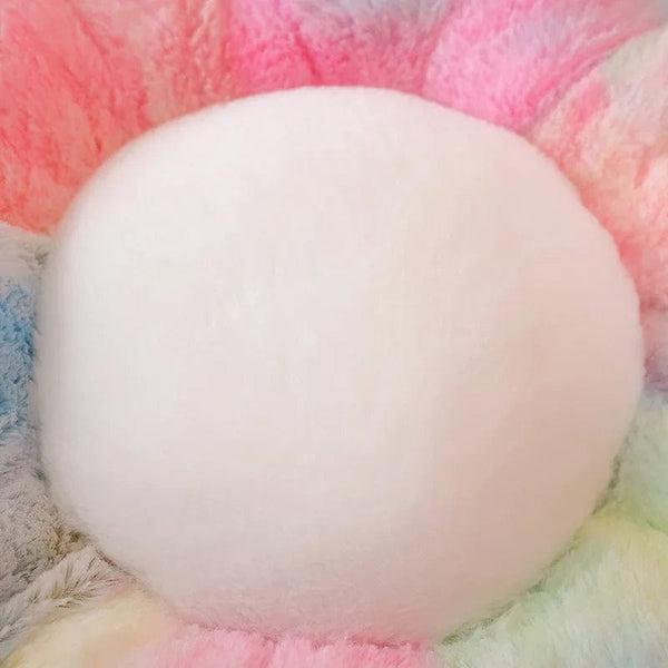 Planet Gates 30-65cm Kawaii Colorful Flower Plush Pillow Cushion Soft Sunflower Plant Mat Stuffed Sofa Bed Sleeping Back Cushion Decor Gifts