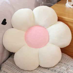 Planet Gates 30-65cm Kawaii Colorful Flower Plush Pillow Cushion Soft Sunflower Plant Mat Stuffed Sofa Bed Sleeping Back Cushion Decor Gifts