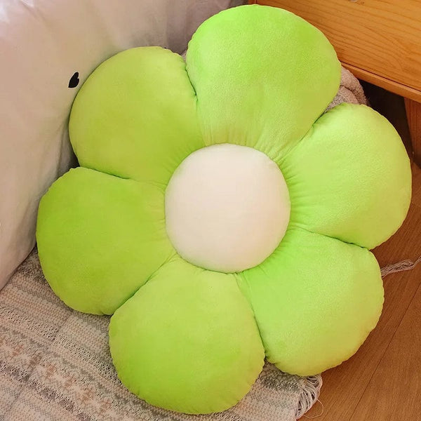 Planet Gates 30-65cm Kawaii Colorful Flower Plush Pillow Cushion Soft Sunflower Plant Mat Stuffed Sofa Bed Sleeping Back Cushion Decor Gifts