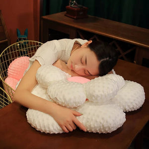 Planet Gates 30-65cm Kawaii Colorful Flower Plush Pillow Cushion Soft Sunflower Plant Mat Stuffed Sofa Bed Sleeping Back Cushion Decor Gifts