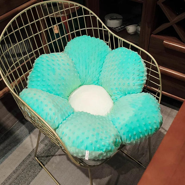 Planet Gates 30-65cm Kawaii Colorful Flower Plush Pillow Cushion Soft Sunflower Plant Mat Stuffed Sofa Bed Sleeping Back Cushion Decor Gifts