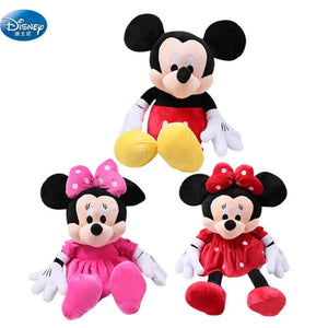 Planet Gates 30 CM Disney kids Mickey Minnie Mouse plush toys  baby boys and girls birthday gift plush bads  toy