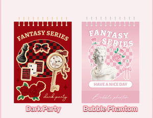 Planet Gates 30 Sheets Korean Style Premium Hologram Sticker Book Shiny Cute for Scrapbooking Journaling Photocard Decoration Toploader Deco