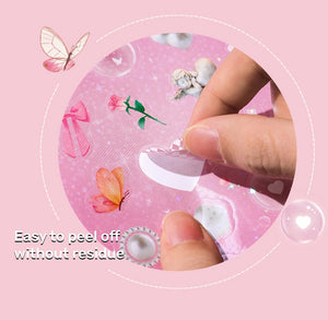 Planet Gates 30 Sheets Korean Style Premium Hologram Sticker Book Shiny Cute for Scrapbooking Journaling Photocard Decoration Toploader Deco