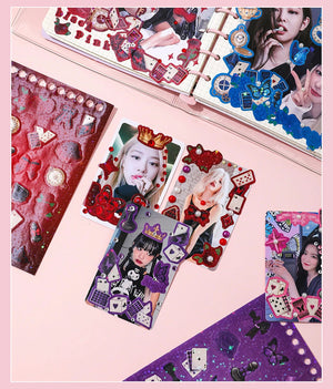 Planet Gates 30 Sheets Korean Style Premium Hologram Sticker Book Shiny Cute for Scrapbooking Journaling Photocard Decoration Toploader Deco