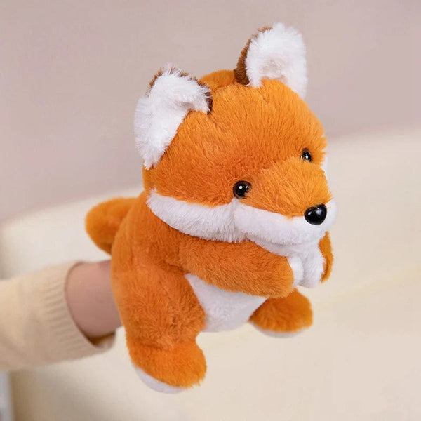 Planet Gates 30 Styles Stuffed Plush Animals Toys Hand Finger Story Puppet Cute Dolls Educational Babys Duck Lamb Cow Dog Horse Children Gift