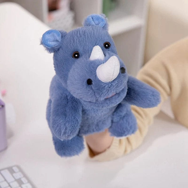 Planet Gates 30 Styles Stuffed Plush Animals Toys Hand Finger Story Puppet Cute Dolls Educational Babys Duck Lamb Cow Dog Horse Children Gift