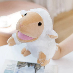 Planet Gates 30 Styles Stuffed Plush Animals Toys Hand Finger Story Puppet Cute Dolls Educational Babys Duck Lamb Cow Dog Horse Children Gift