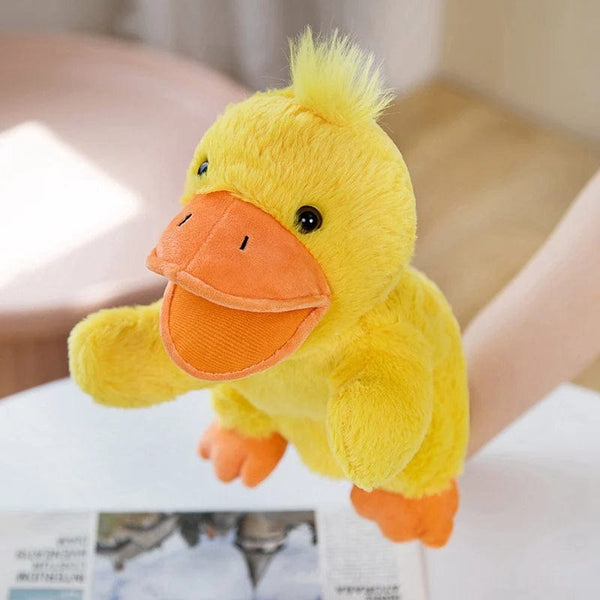 Planet Gates 30 Styles Stuffed Plush Animals Toys Hand Finger Story Puppet Cute Dolls Educational Babys Duck Lamb Cow Dog Horse Children Gift