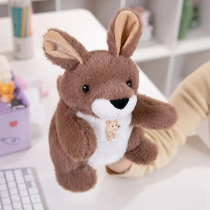 Planet Gates 30 Styles Stuffed Plush Animals Toys Hand Finger Story Puppet Cute Dolls Educational Babys Duck Lamb Cow Dog Horse Children Gift