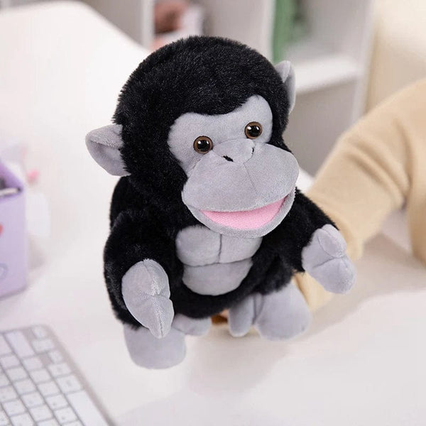 Planet Gates 30 Styles Stuffed Plush Animals Toys Hand Finger Story Puppet Cute Dolls Educational Babys Duck Lamb Cow Dog Horse Children Gift