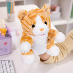 Planet Gates 30 Styles Stuffed Plush Animals Toys Hand Finger Story Puppet Cute Dolls Educational Babys Duck Lamb Cow Dog Horse Children Gift