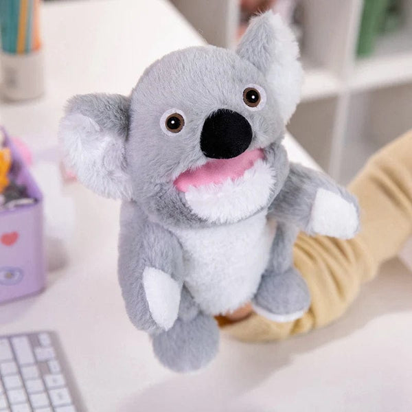 Planet Gates 30 Styles Stuffed Plush Animals Toys Hand Finger Story Puppet Cute Dolls Educational Babys Duck Lamb Cow Dog Horse Children Gift