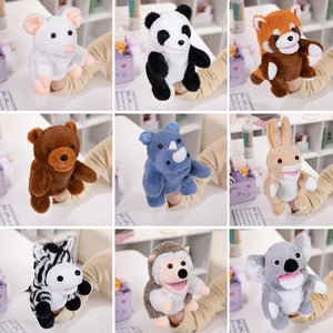 Planet Gates 30 Styles Stuffed Plush Animals Toys Hand Finger Story Puppet Cute Dolls Educational Babys Duck Lamb Cow Dog Horse Children Gift