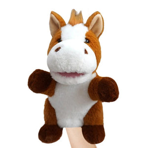 Planet Gates 30 Styles Stuffed Plush Animals Toys Hand Finger Story Puppet Cute Dolls Educational Babys Duck Lamb Cow Dog Horse Children Gift