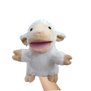 Planet Gates 30 Styles Stuffed Plush Animals Toys Hand Finger Story Puppet Cute Dolls Educational Babys Duck Lamb Cow Dog Horse Children Gift