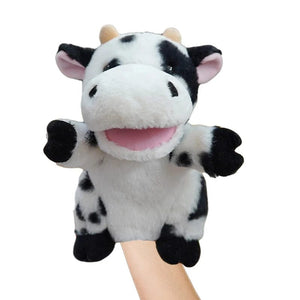 Planet Gates 30 Styles Stuffed Plush Animals Toys Hand Finger Story Puppet Cute Dolls Educational Babys Duck Lamb Cow Dog Horse Children Gift
