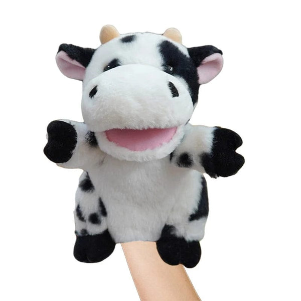 Planet Gates 30 Styles Stuffed Plush Animals Toys Hand Finger Story Puppet Cute Dolls Educational Babys Duck Lamb Cow Dog Horse Children Gift
