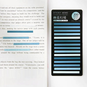 Planet Gates 300 Sheets Rainbow Color Index Memo Pad Posted It Sticky Notes Paper Sticker Notepad Bookmark School Supplies Kawaii Stationery