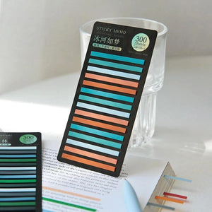 Planet Gates 300 Sheets Rainbow Color Index Memo Pad Posted It Sticky Notes Paper Sticker Notepad Bookmark School Supplies Kawaii Stationery