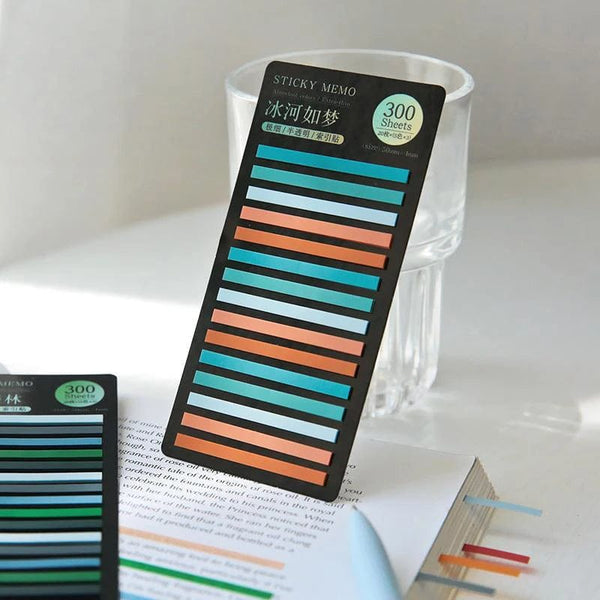 Planet Gates 300 Sheets Rainbow Color Index Memo Pad Posted It Sticky Notes Paper Sticker Notepad Bookmark School Supplies Kawaii Stationery