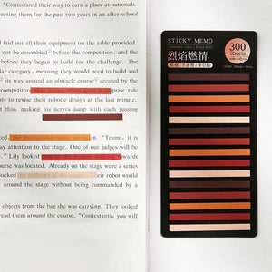 Planet Gates 300 Sheets Rainbow Color Index Memo Pad Posted It Sticky Notes Paper Sticker Notepad Bookmark School Supplies Kawaii Stationery