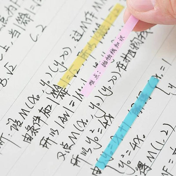 Planet Gates 300 Sheets Rainbow Color Index Memo Pad Posted It Sticky Notes Paper Sticker Notepad Bookmark School Supplies Kawaii Stationery