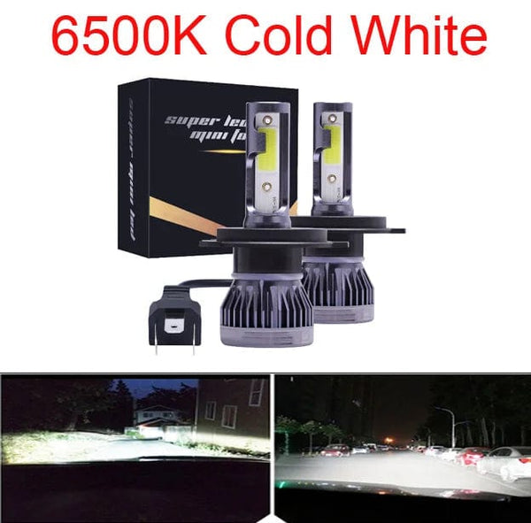 Planet Gates 3000K Golden / H3 2Pcs LED H4 Car Headlight Bulbs H1 H7 H8 H9 H11 Headlamps Kit 9005 HB3 9006 HB4 Auto Driving Running Led Lamp 6000K 12000K