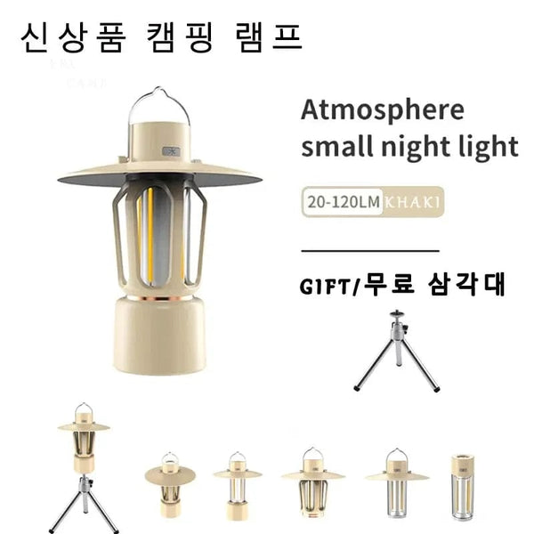 Planet Gates 3000Mah Camping Ambient Mini Light Portable Ipx4 Waterproof Backpack Lighting Hanging Tent Lamp Outdoor Hiking Travel Lantern
