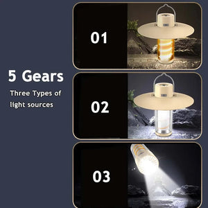 Planet Gates 3000Mah Camping Ambient Mini Light Portable Ipx4 Waterproof Backpack Lighting Hanging Tent Lamp Outdoor Hiking Travel Lantern