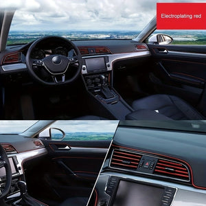 Planet Gates 300cm3.0meter Universal Car Moulding Decoration, Flexible Strips Interior Auto Mouldings Car Cover Trim Dashboard Door Car-styling