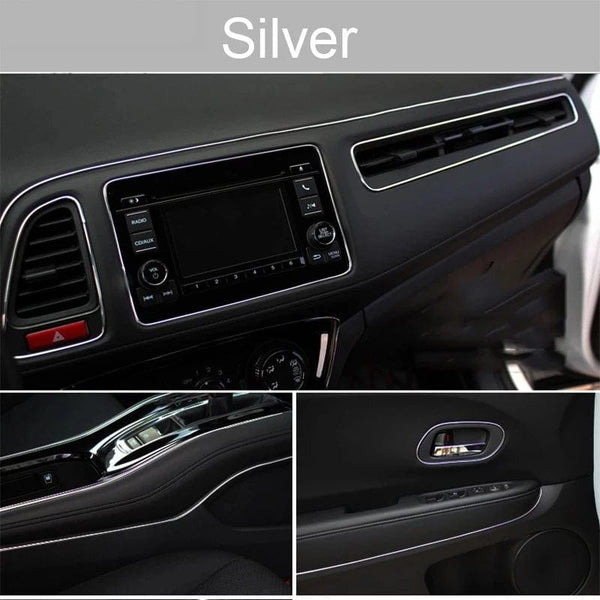 Planet Gates 300cm3.0meter Universal Car Moulding Decoration, Flexible Strips Interior Auto Mouldings Car Cover Trim Dashboard Door Car-styling