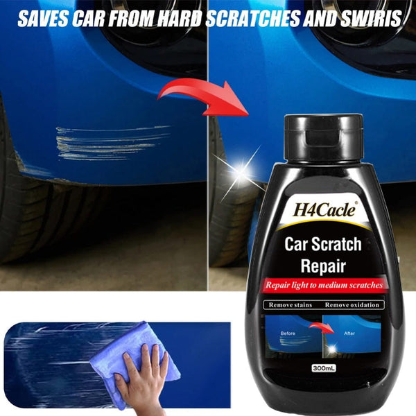 Planet Gates 300ML H4Cale Car Scratch Remover Paint Care Tools Auto Swirl Remover Scratches Repair Polishing Auto Body Grinding Compound Anti Scratch Wax
