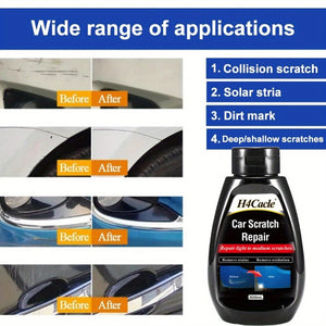 Planet Gates 300ML H4Cale Car Scratch Remover Paint Care Tools Auto Swirl Remover Scratches Repair Polishing Auto Body Grinding Compound Anti Scratch Wax