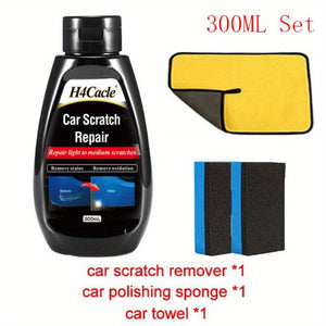 Planet Gates 300ML H4Cale Car Scratch Remover Paint Care Tools Auto Swirl Remover Scratches Repair Polishing Auto Body Grinding Compound Anti Scratch Wax
