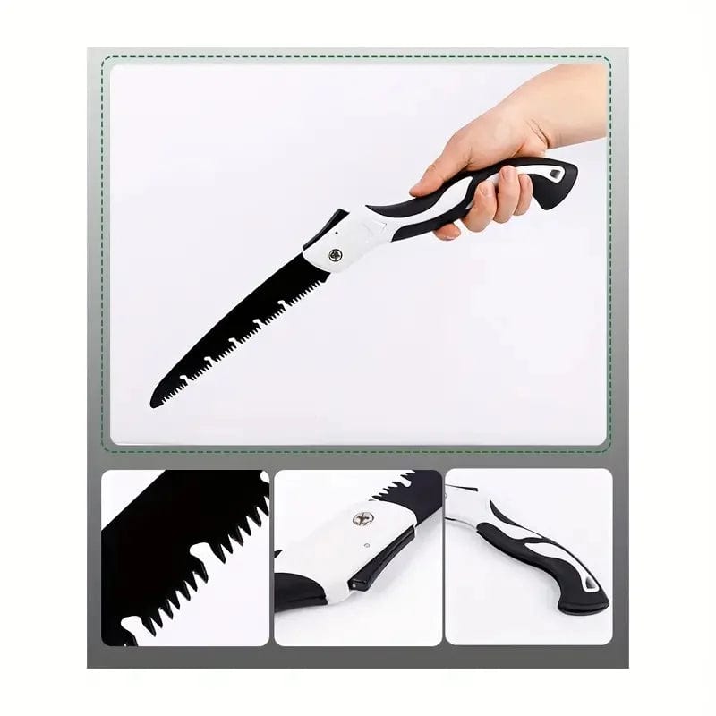 Planet Gates 300mm 1pc Folding Hand Saw Multifunctional Outdoor Logging Saw Woodworking Folding Portable Saw Garden Camping Pruning Saw Hand Tools