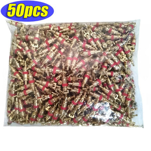 Planet Gates 300PCS Copper Tire Valve Core Removal Tools Kit Valve Core Wrench Screw Driver with Zinc Plated For Car Truck Bike Motorcycle Wheel