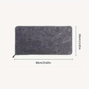 Planet Gates 30cm*60cm（11.81in*23.62in） Microfiber Car Wash Towel Fast Drying Auto Cleaning Extra Soft Cloth High Water Absorption For Car Wash Accessorie