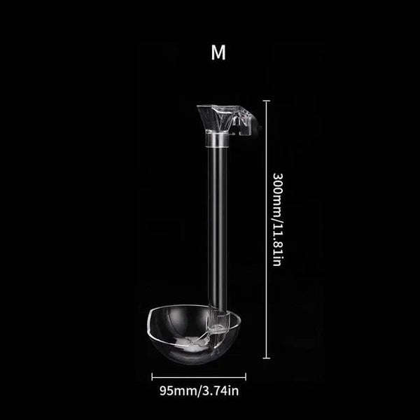 Planet Gates 30CM Acrylic Feeder Tube Dish Transparent Fish Tank Shrimp Snail Food Feeder Bowl Feeding Aquarium Accessories Shrimp Feeders