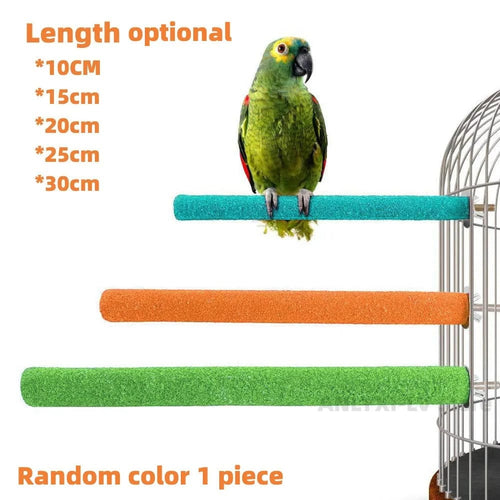 Planet Gates 30cm Bird Claw Beak Grinding Bar Standing Stick Parrot Station Pole Bird Supplies Parrot Grinding Stand Claws Cage Accessories