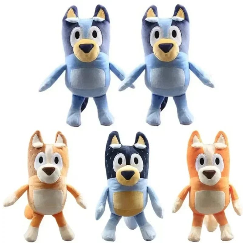 Planet Gates 30cm Blueyed Dog Bingo Family Plush Toy Cartoon Dog Soft Stuffed Animals Dolls Birthday Christmas Gifts Family Blue-Y Bingo