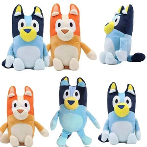 Planet Gates 30cm Blueyed Dog Bingo Family Plush Toy Cartoon Dog Soft Stuffed Animals Dolls Birthday Christmas Gifts Family Blue-Y Bingo