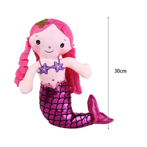 Planet Gates 30cm Cartoon Mermaid Plush Doll Toy Comfort Mini Cute Pillow Baby Stuffed Plush Toys for Children Girls Birthday Gifts
