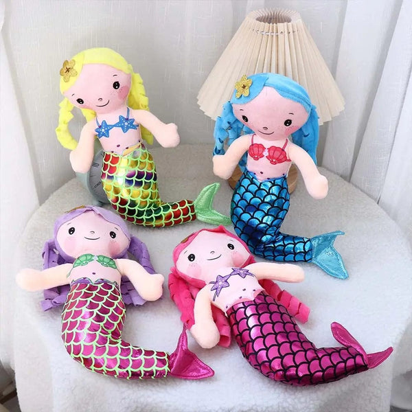 Planet Gates 30cm Cartoon Mermaid Plush Doll Toy Comfort Mini Cute Pillow Baby Stuffed Plush Toys for Children Girls Birthday Gifts
