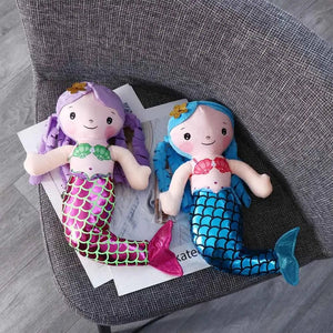 Planet Gates 30cm Cartoon Mermaid Plush Doll Toy Comfort Mini Cute Pillow Baby Stuffed Plush Toys for Children Girls Birthday Gifts